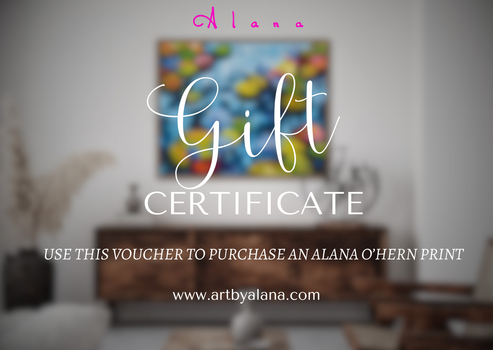 Alana O'Hern Prints Gift Voucher