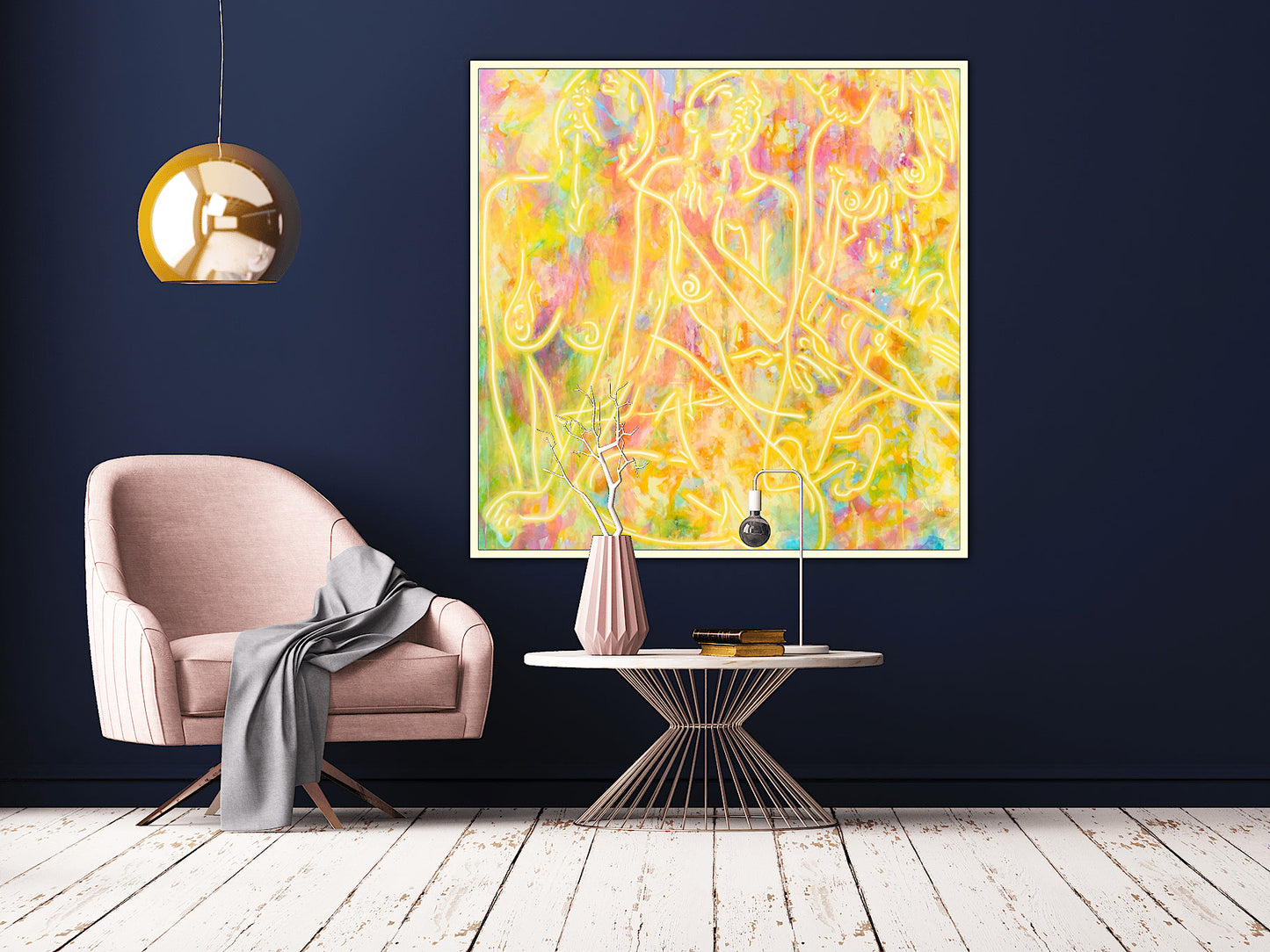 'Fluoro Nudes' - Print